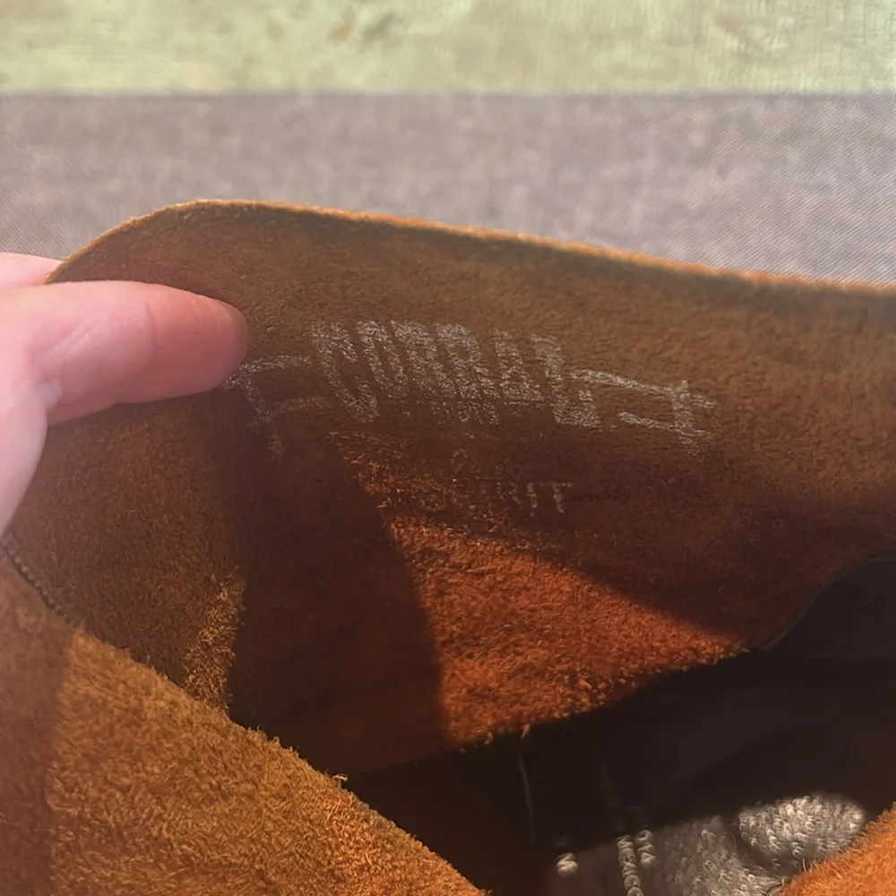 Corral Women’s Rosalie Indie Spirit Brown Western Ankle Boots Size 9 Festival - Picture 6 of 7